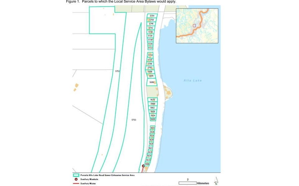 Alta sewer map