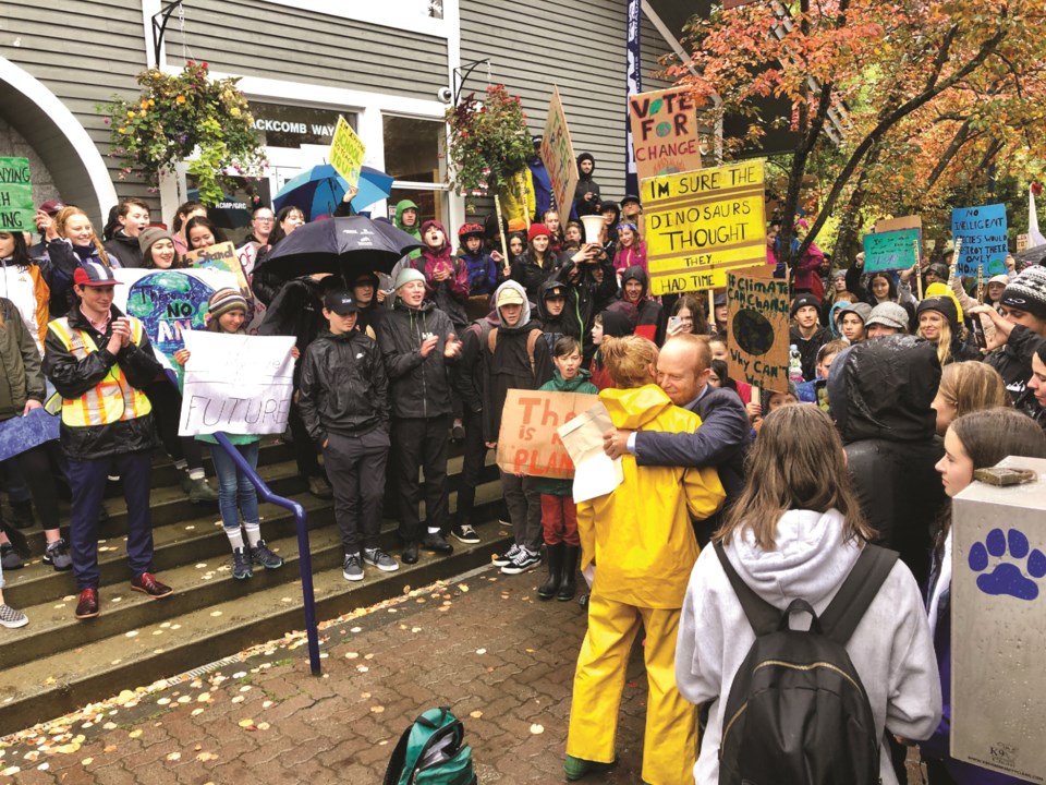 Whistler Mayor Jack Crompton 2019 Climate march