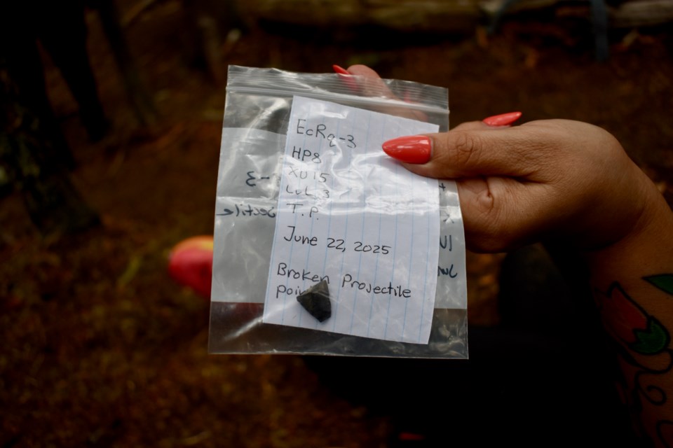 This year's dig site between Mount Currie and Birken has settlements dated at 1,700 and 2,700 years old. 