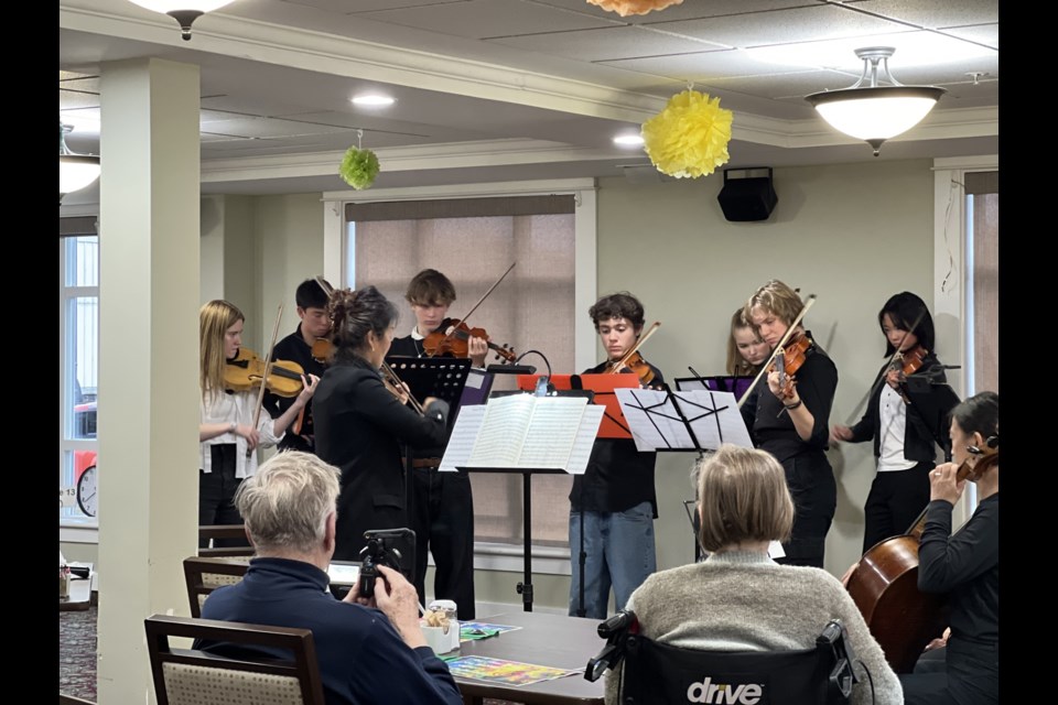 The Sea to Sky String Orchestra and Sea to Sky String Youth Orchestra will play together from 7:30 to 8:30 p.m. on May 15 at the Catholic Church of Whistler. 