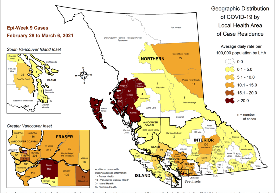 Howe Sound health region recorded 32 new COVID-19 cases ...