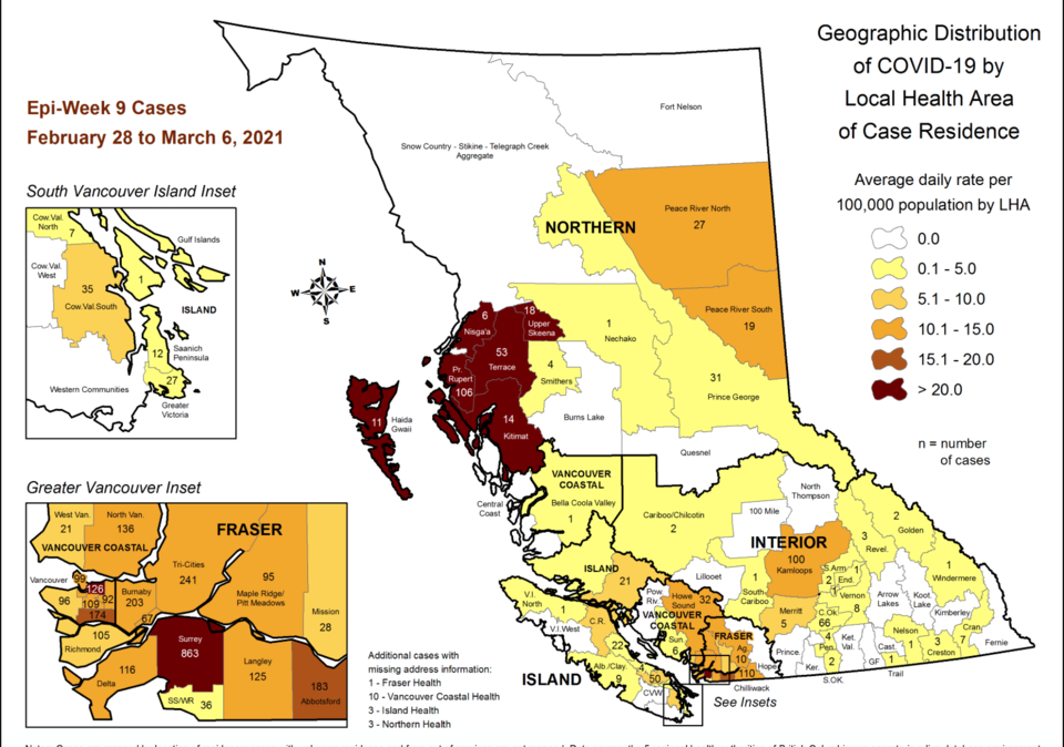 N-COVID Health Map 3-12