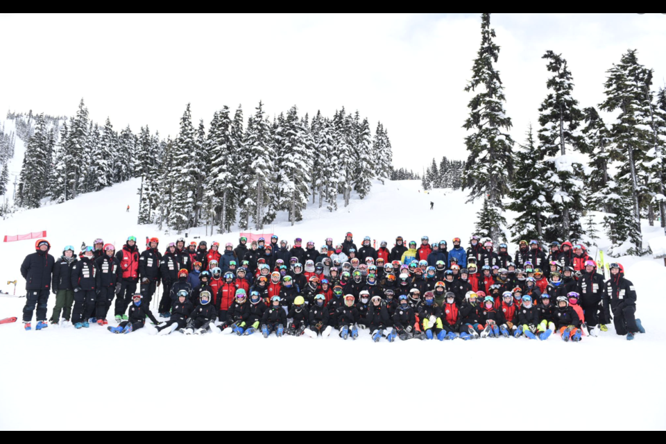 Members of the Whistler Mountain Ski Club in 2022. 