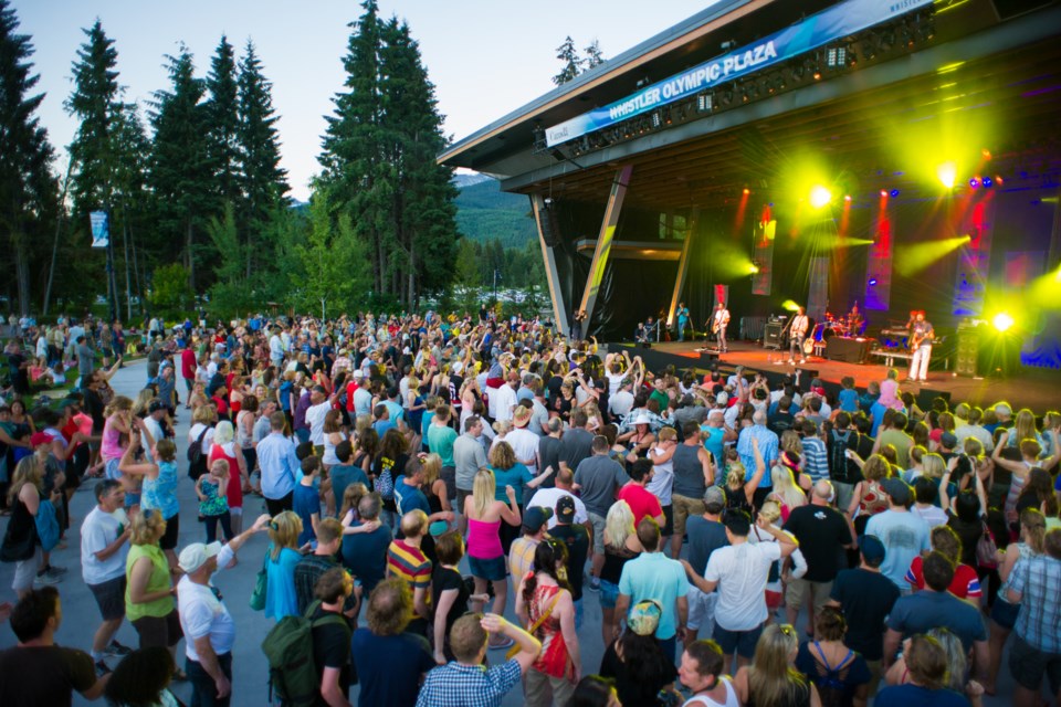 WHISTLER'S FREE SUMMER CONCERT SERIES IS BACK IN OLYMPIC PLAZA THIS SUMMER.