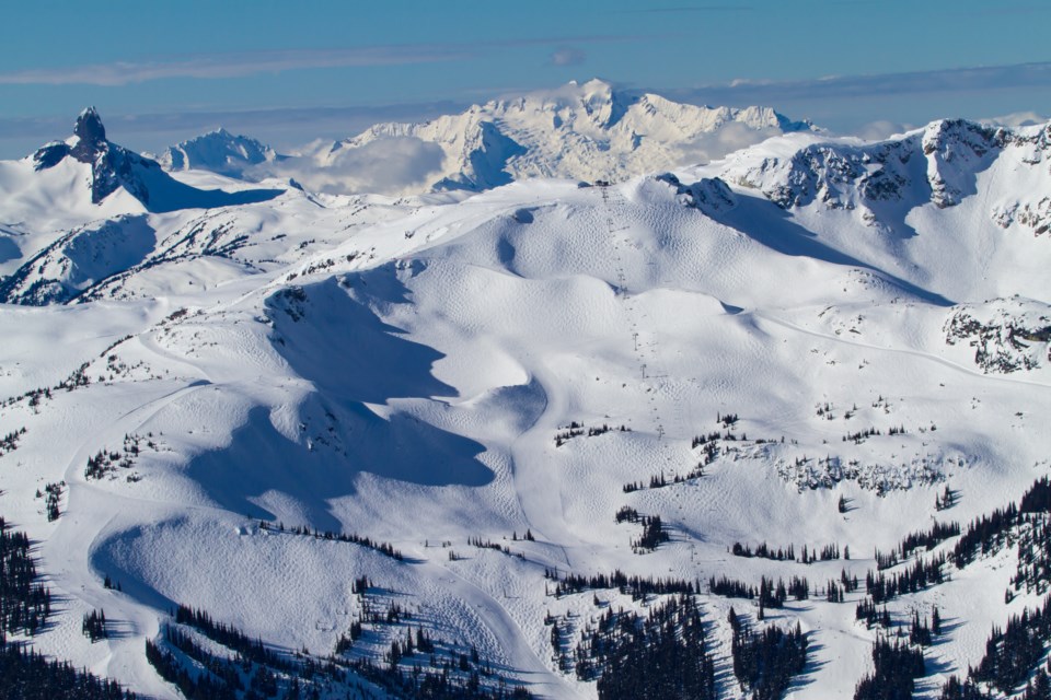 Harmony chairlift whistler black tusk