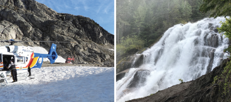 sigurd creek crooked falls Squamish SAR