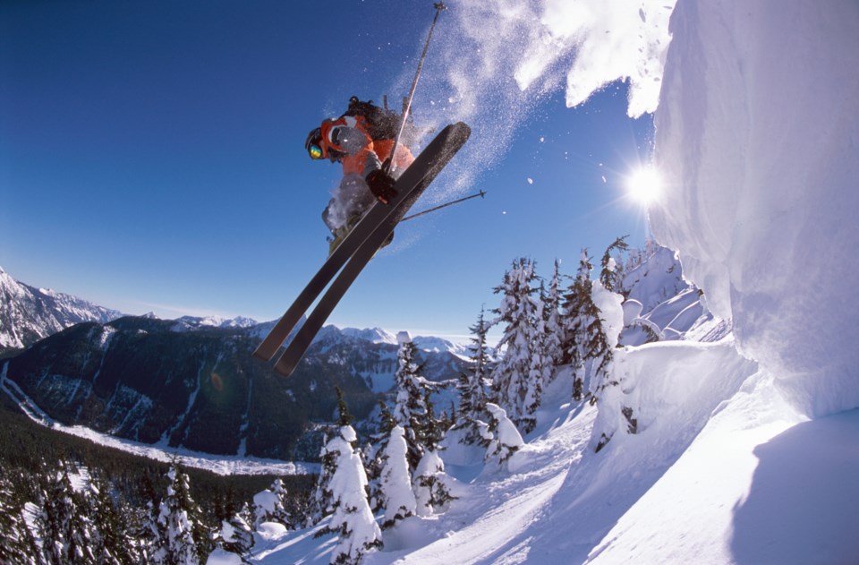 skier stevens pass washington vail resorts