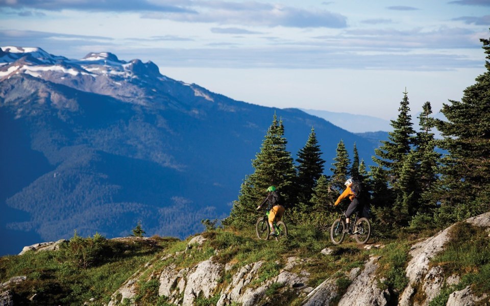 Whistler alpine mountain bike trails - rmow strategy 