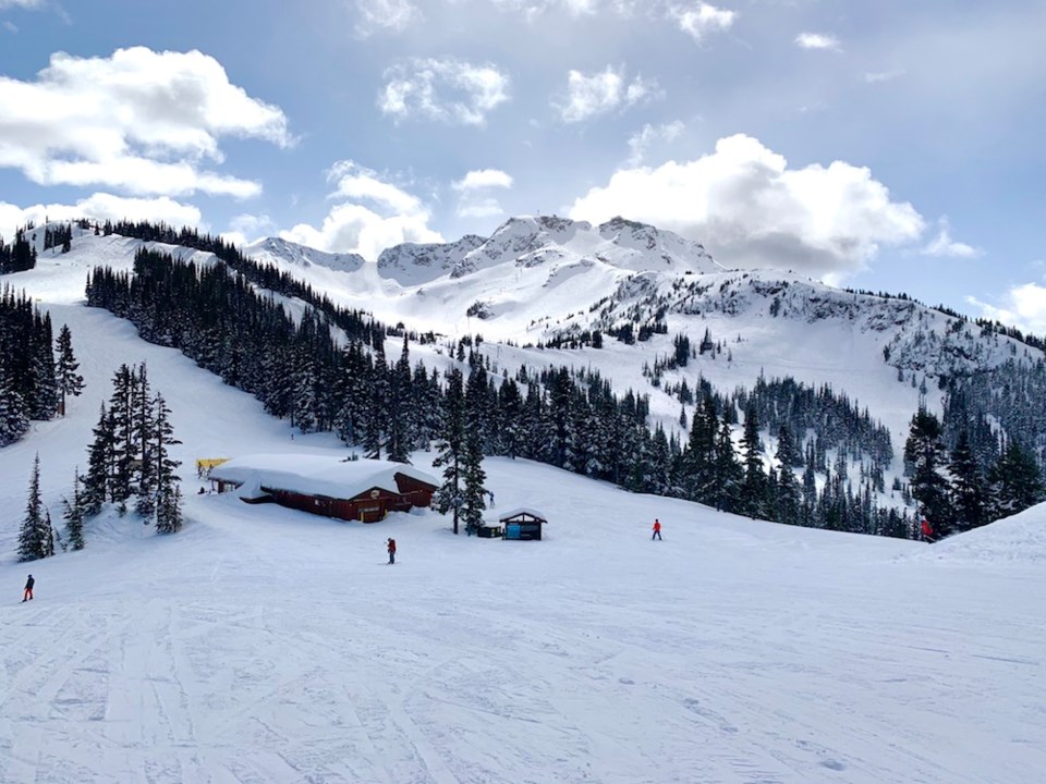 Whistler Blackcomb on March 29 - covid closure