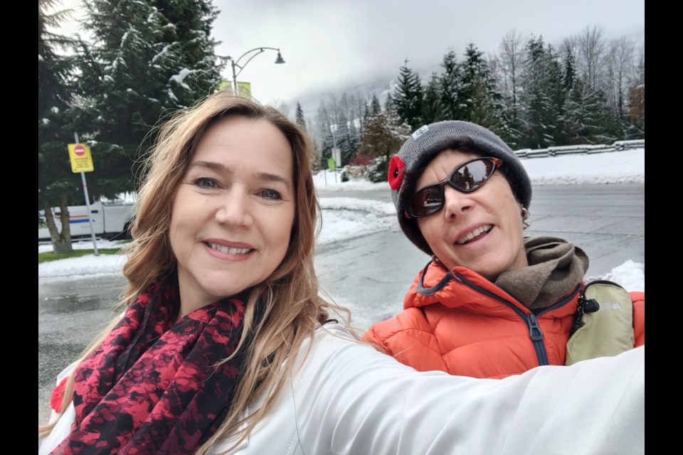 Tom Kelly’s daughter Shari-Anne (left) and grandkids are planning a return to Whistler to honour the life of their beloved father and grandfather.