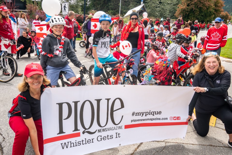 The Canada Day Pique Pedal Parade returns Monday, July 1.