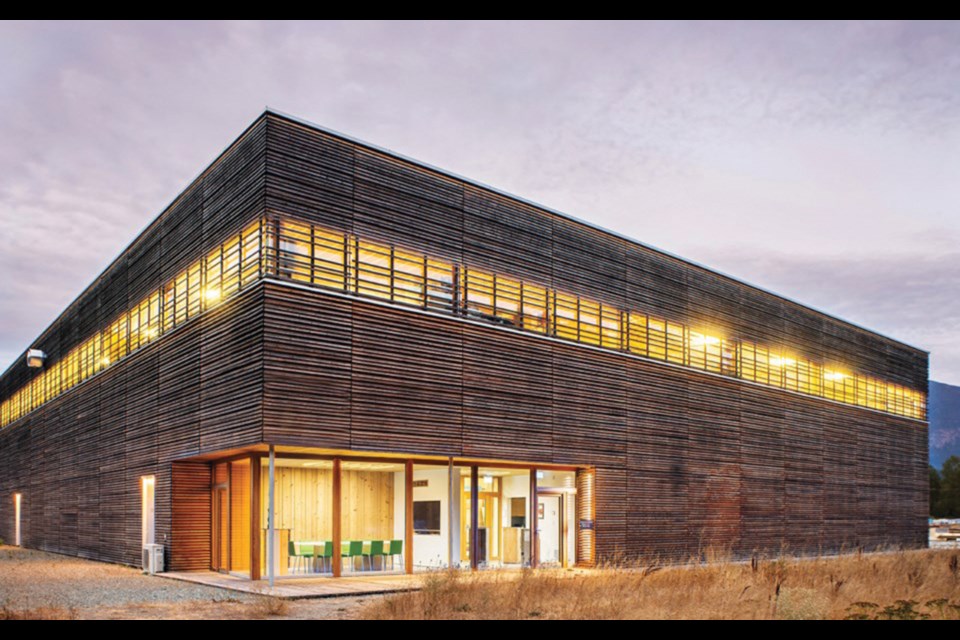 In Pemberton, the all-wood BC Passive House factory, itself pre-fabricated, produces components for structures that can cut emissions by 90 per cent. 