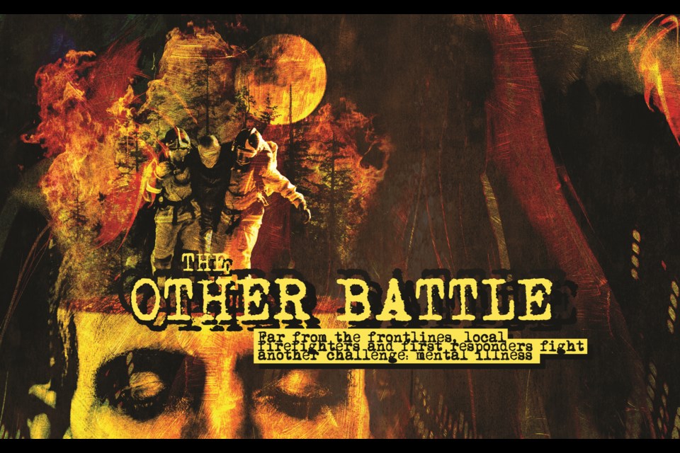 The Other Battle.
Far from the frontlines, local firefighters and first responders fight another challenge: mental illness