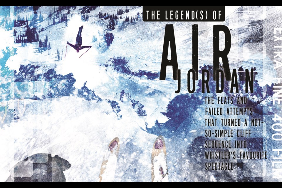 The legend(s) of Air Jordan.
The feats and failed attempts that turned a not-so-simple cliff sequence into Whistler’s favourite spectacle.