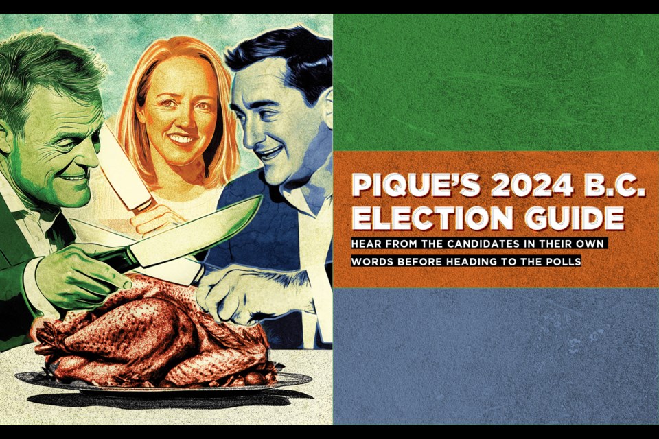 Pique’s 2024 B.C. Election Guide.
 Hear from the candidates in their own words before heading to the polls