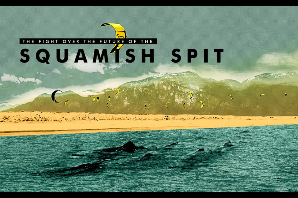  The fight over the future of the 
Squamish Spit
 Dismantling is set for October to improve estuary habitat, while wind-sporters want a solution for kiters and the wider community.