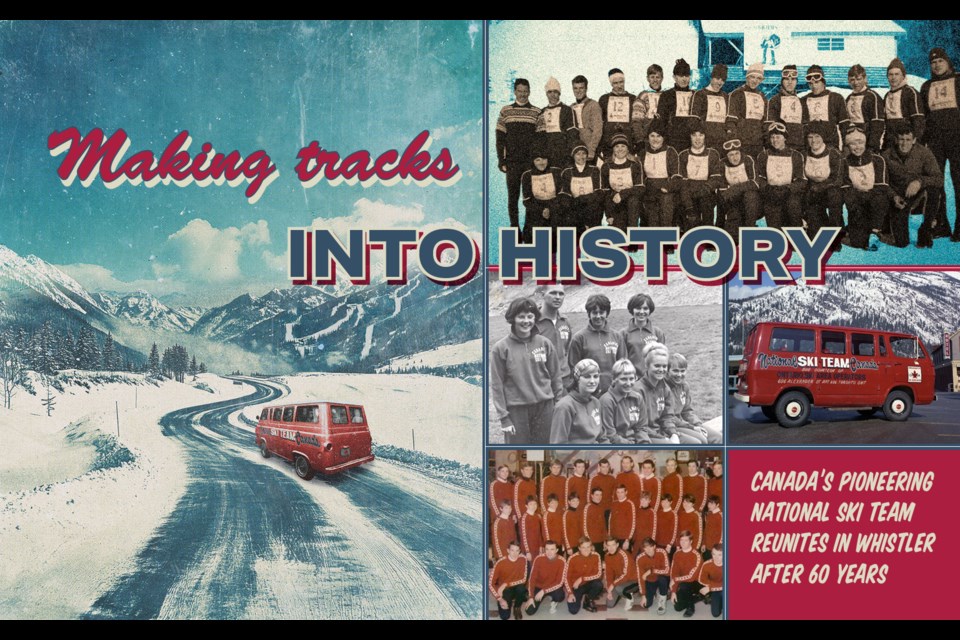 Making tracks into history.
Canada’s pioneering National Ski Team reunites in Whistler after 60 years.