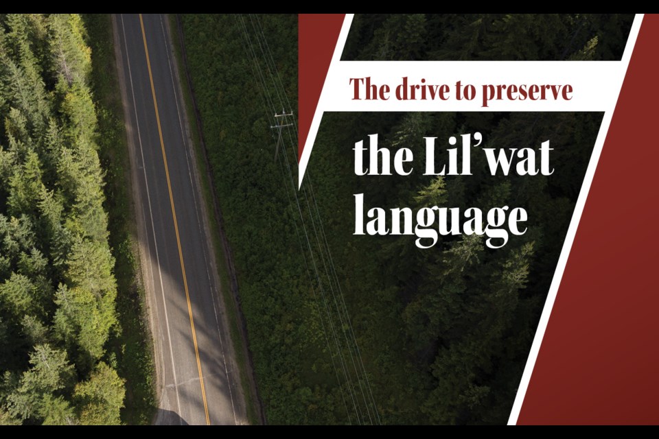 The drive to preserve the lil'wat Language.