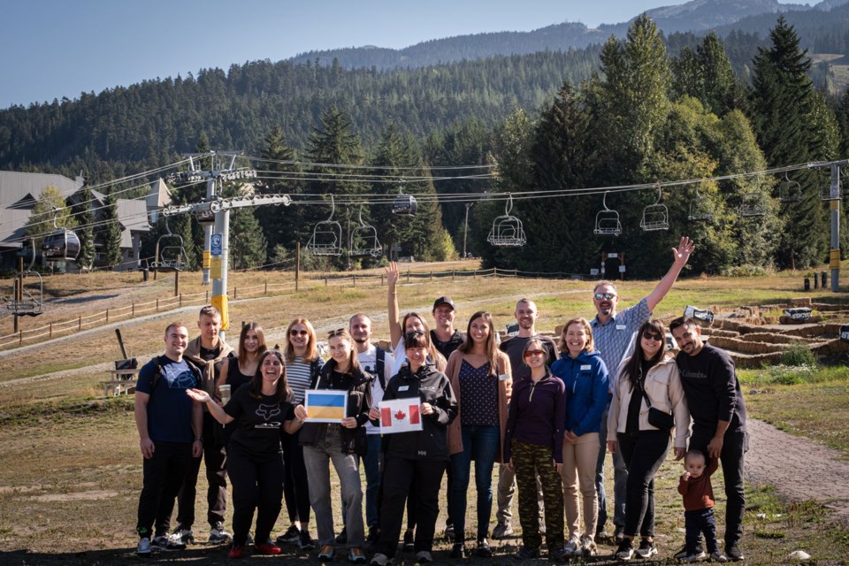 UKRAINIAN CONNECTIONS Whistler Blackcomb staff headed uphill on Sept. 22 for the resort’s third summer “Ukrainian Day.” The events aim to offer support—and more importantly, a day of fun—to the Sea to Sky’s Ukrainian community while war rages on in their home country. After previous invitations to try biking and skiing, participants this time around were treated to a complimentary gondola ride to check out Blackcomb’s hiking trails, plus lunch from the Rendezvous, while learning about employment opportunities from WB department managers. Event organizer Camille Verdier offered thanks in particular to new WB COO Belinda Trembath, who pushed to squeeze in one last Ukrainian Day before the sightseeing season wrapped up, and took time to meet with participants on the sunny Friday afternoon. “Her support was outstanding,” Verdier wrote. 