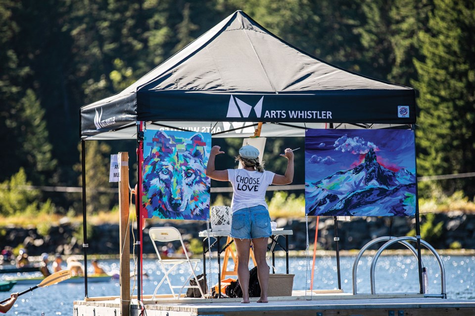 ART ON THE LAKE On Thursday, August 27
Photo by Jeremy Allen/The Full Time Hobby courtesy of Arts Whistler