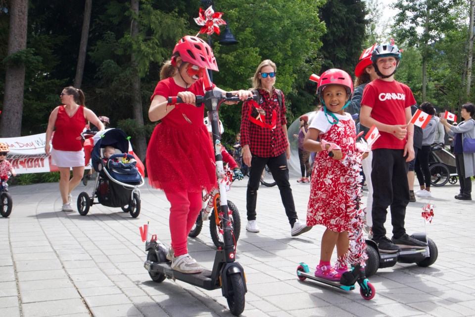 PEDAL TO THE METAL Participants in the annual Pique Pedal Parade had the honour of leading the Canada Day charge through Whistler Village on Monday, July 1. We’ll see you next year! 