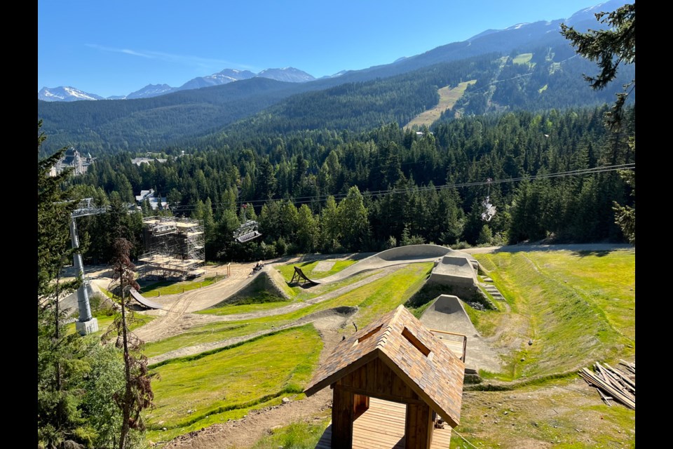 CRANK BANK With the biggest party of the summer, Crankworx Whistler, set to get underway, the course for Red Bull Joyride anxiously awaits its first two-wheeled warriors. 