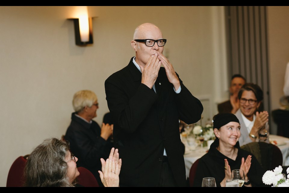 HIGH HONOUR Vancouver artist Ian Wallace received the prestigious $100,000 Audain Prize at an event at the Fairmont Hotel Vancouver on Sept. 28. 