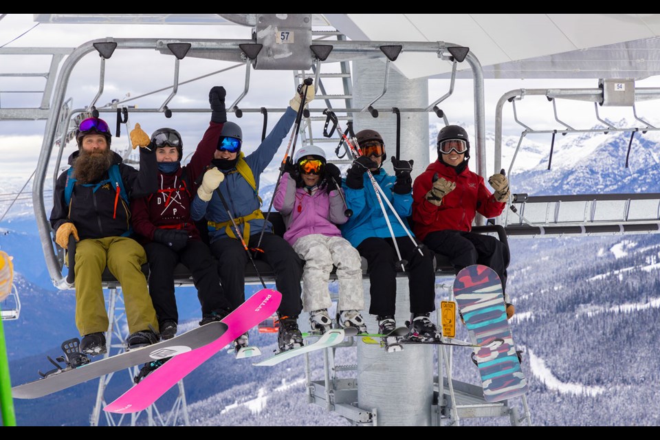 LIFT OFF Skiers and snowboarders were all smiles as they headed up for their first turns of the 2022-23 winter season on opening day.