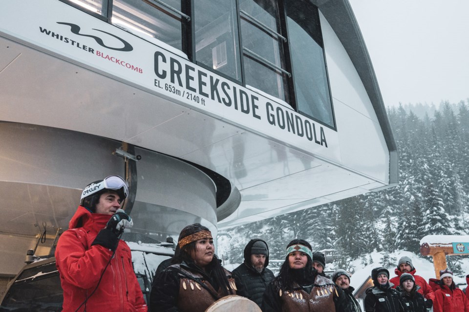 UP AND RUNNING After a month-long delay, the new Creekside Gondola finally started spinning after a grand opening ceremony on Friday morning, Dec. 23. 