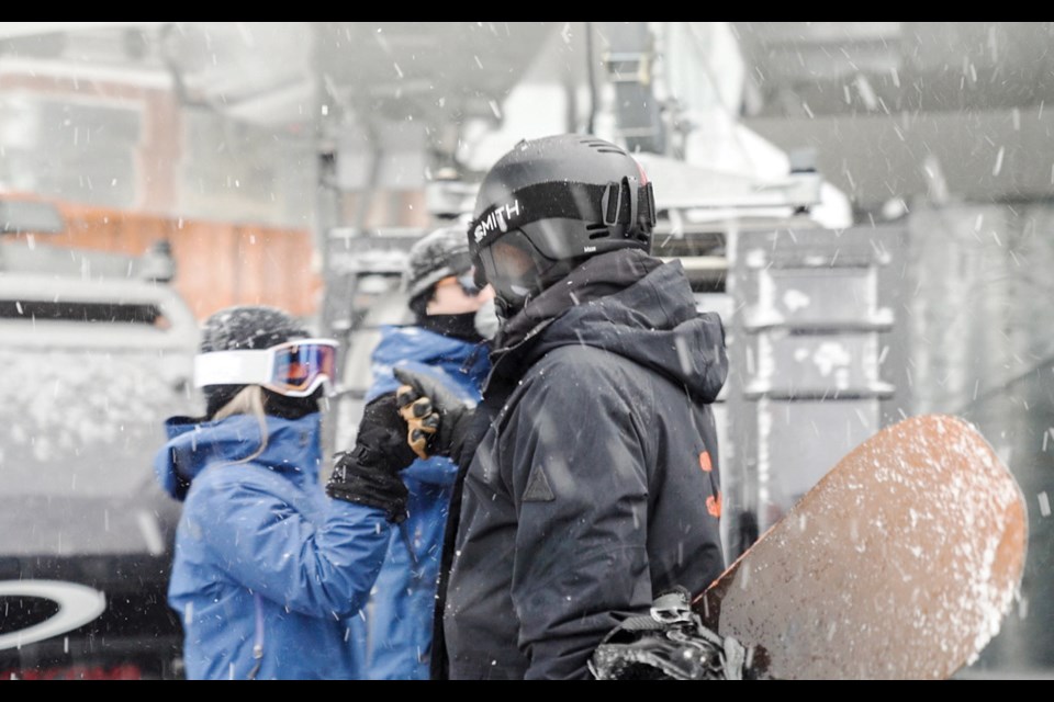 COLD OPEN Plenty of smiles and fist bumps were exchanged as the ski season got off to a snowy start on Thursday, Nov. 25. 