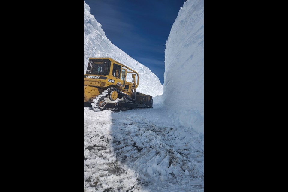 BIG DIG The snow walls on top of Whistler Mountain are shaping up to be extra impressive this summer, thanks to some hard work and a lot of digging courtesy of the Whistler Blackcomb team. 