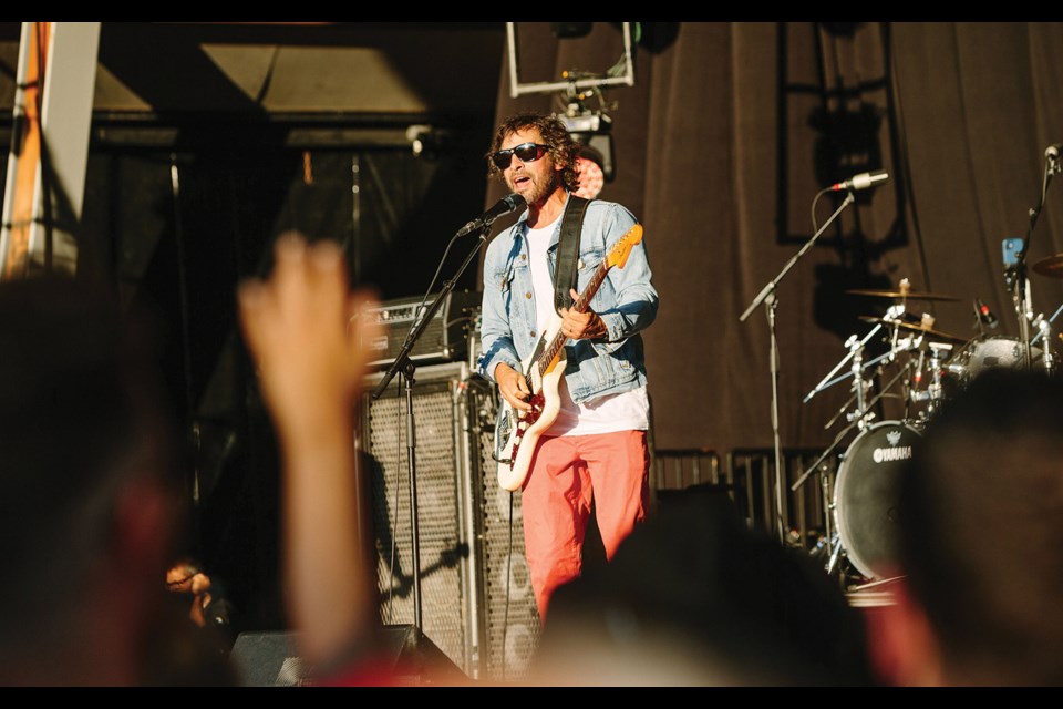 THEM KIDS The Sam Roberts Band performs at Whistler Olympic Plaza as part of the Whistler Summer Concert Series on Friday, July 1.