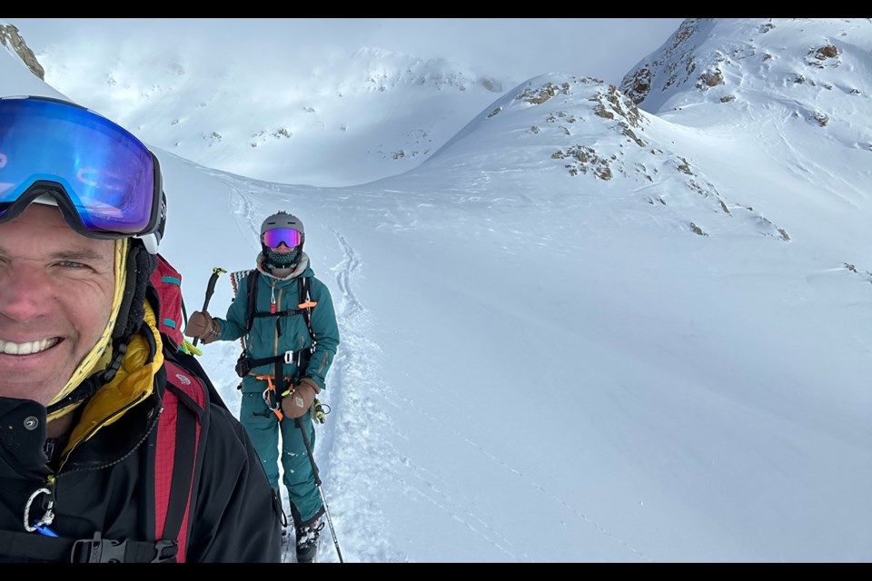 SPEARHEAD STARS Thirteen-year-old Rowan, in his fifth season of touring, and his dad, Jonathan, recently completed a three-day trip across the Spearhead Traverse, complete with ever-changing conditions and challenges.