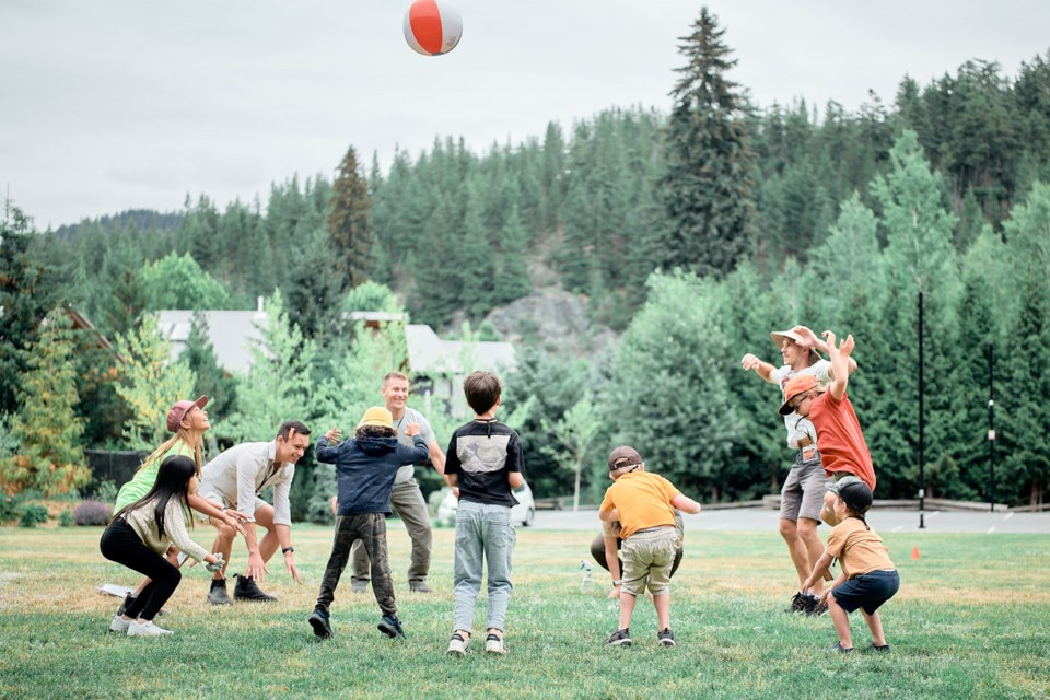 HAPPY CAMPERS More than two-dozen Sea to Sky kids between five and 10 years old spent three days “playing games, singing songs, hearing Bible stories, crafting, dancing, and snacking” during the African safari-themed Discovery Kids Camp held at Whistler Community Church from July 10 to 13. 