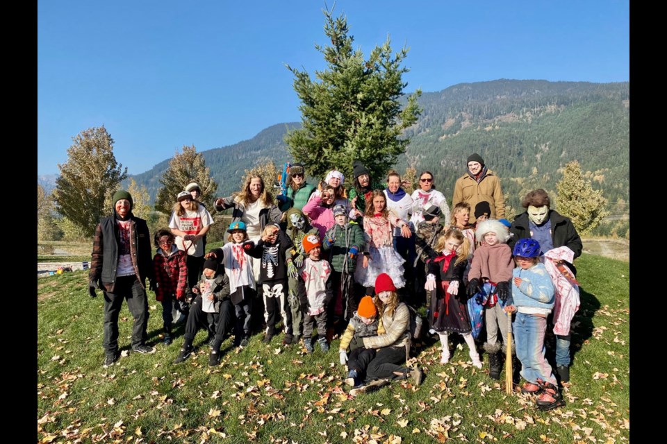 WALKING DEAD Hordes of the undead descended on Cheakamus Crossing for the neighbourhood’s 10th annual Zombie Walk on Oct. 29. 