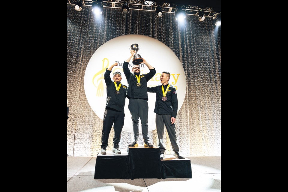 AND THE CROWD GOES WILD Wild Blue Restaurant + Bar chef de cuisine Jasper Cruickshank took home the 2024 Canadian Culinary Championship in Ottawa on Feb. 3. Check back with Pique next week for an interview with Cruickshank. 