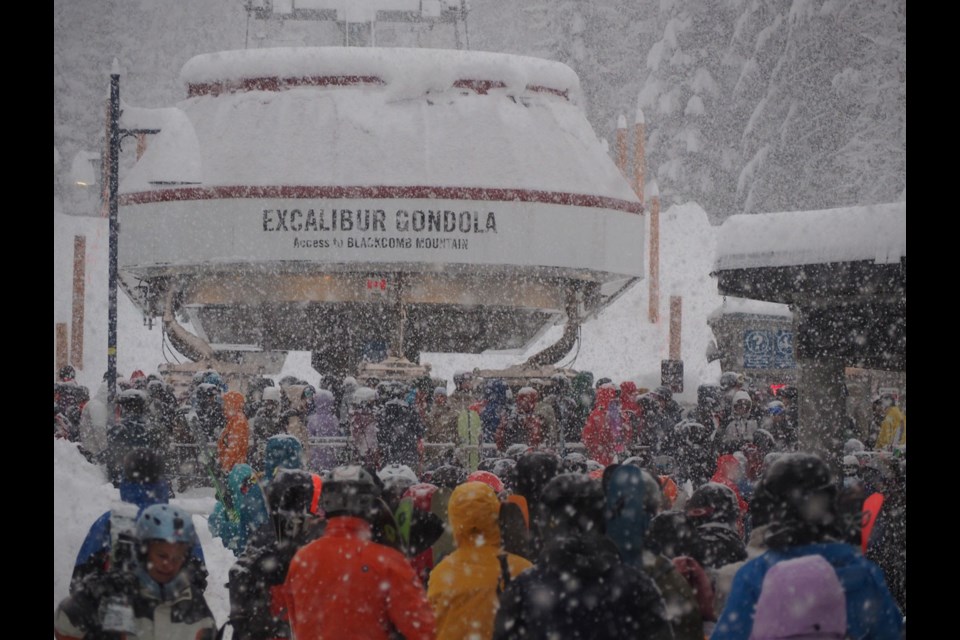 MERCIFUL BOUNTY After weeks without so much as a flake settling in the valley, the skies opened up and Mother Nature dumped more than 50 centimetres (and counting as of press time) of snow on the resort this week. 