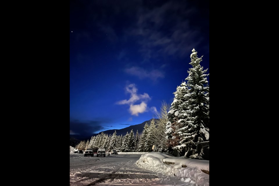 NIGHT MOVES Sometimes a little patience pays off. Amanda Drage captured this photo in Lot 6 while waiting for the traffic to clear on Sunday, March 3. 