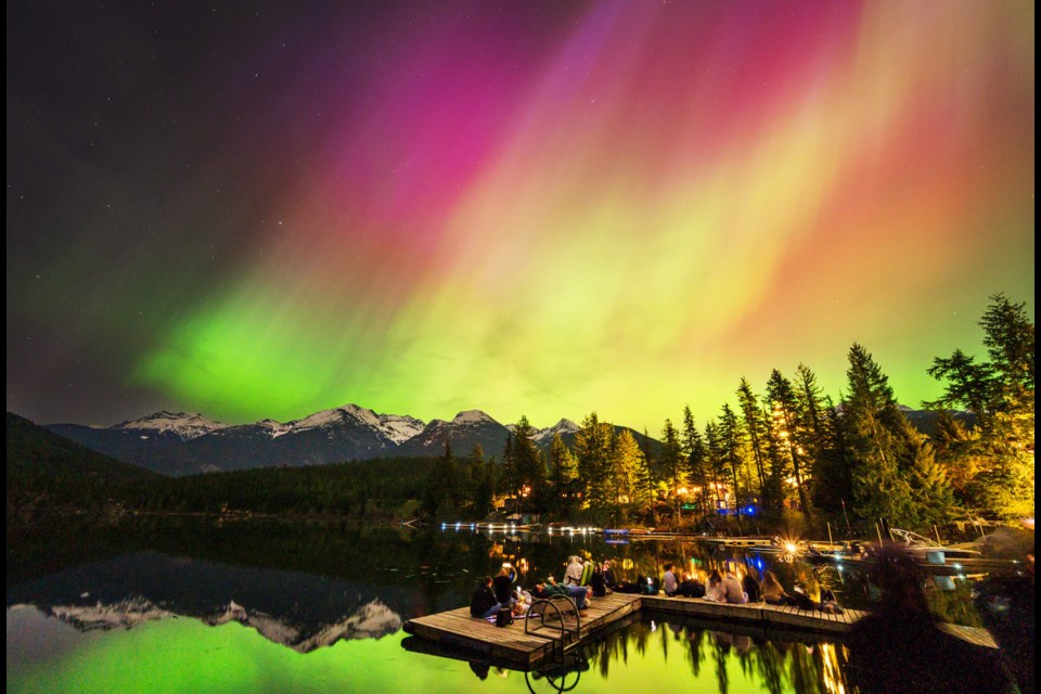 Aurora All Night Whistler residents (and people across Canada) were treated to an absolutely stunning Northern Lights show on Fri., May 10. 