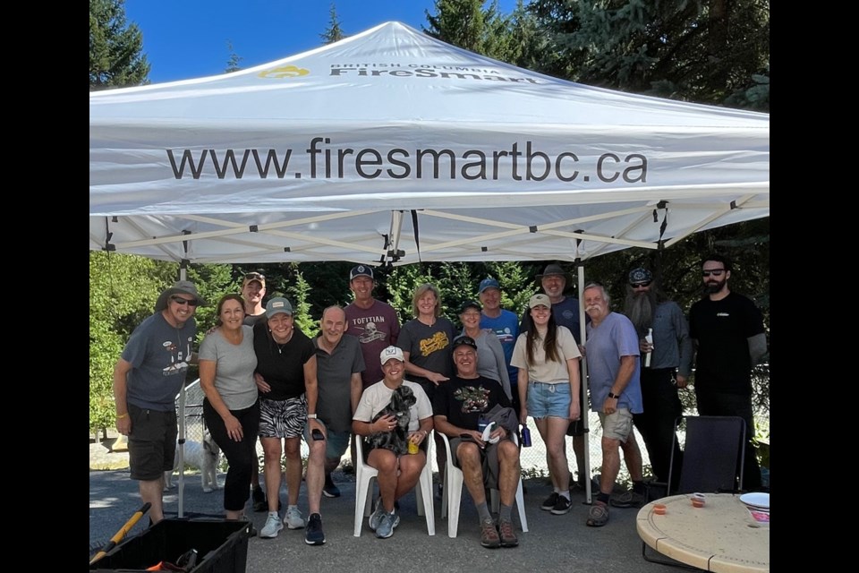 LABOUR LOVERS Smoketree Strata volunteers along with members of the RMOW FireSmart had their fourth FireSmart cleanup day on Saturday, Labour Day long weekend. 