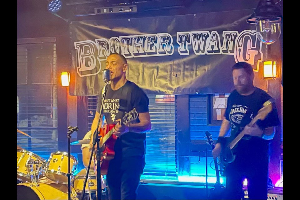 ROCK ICONS Brother Twang rocking it at the PemHo in Pemberton this past Saturday night. 