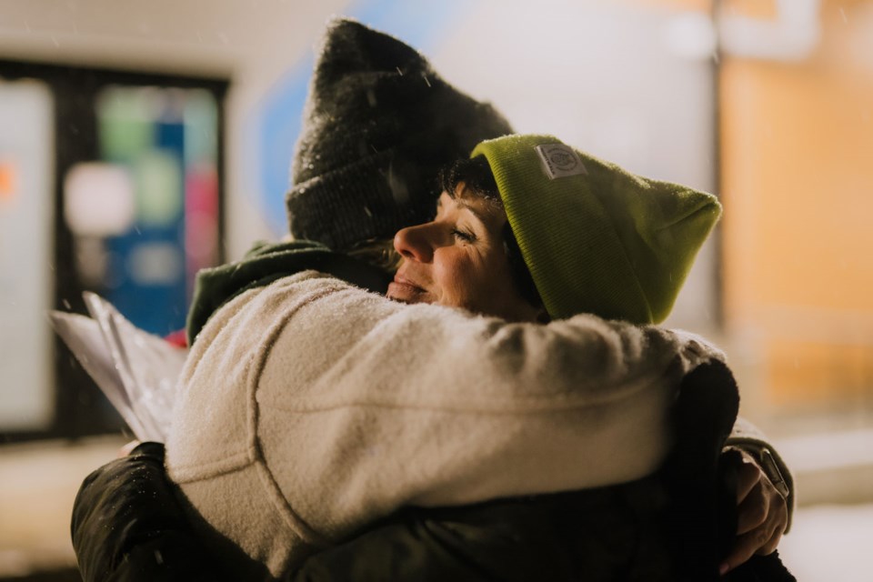 COMMUNITY CONNECTION Whistler Community Services Society’s annual Nightwalk for Hope had 140 attendees brave the cold and snow. Executive director for WCSS, Jackie Dickinson, said it was a “beautiful” evening. 