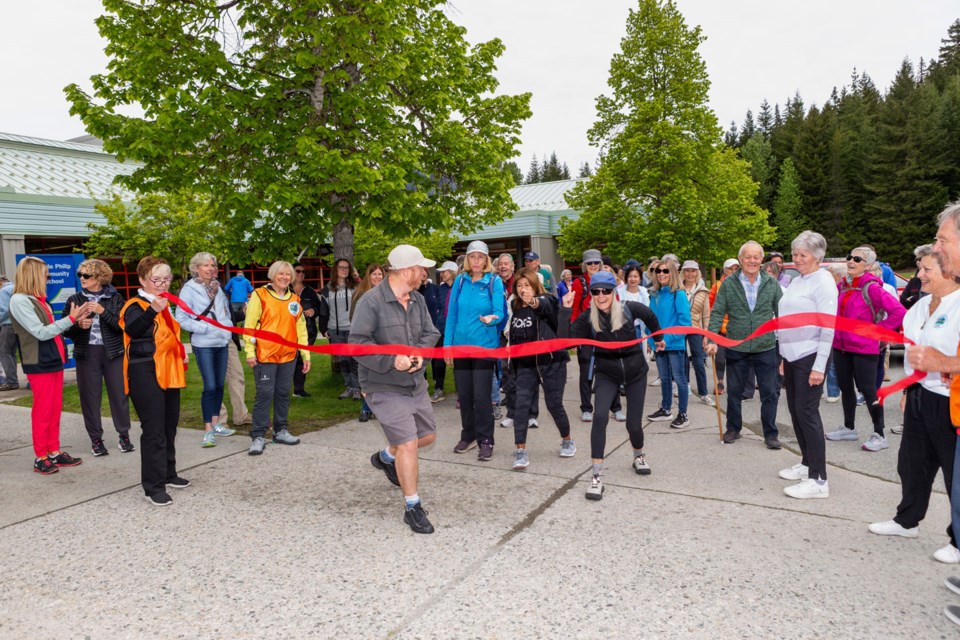 ONE GIANT LEAP The first-ever Walk for Seniors and Those Living with Alzheimer’s and Dementia raised upwards $10,000—all of which will stay within Whistler to support programming for seniors. 