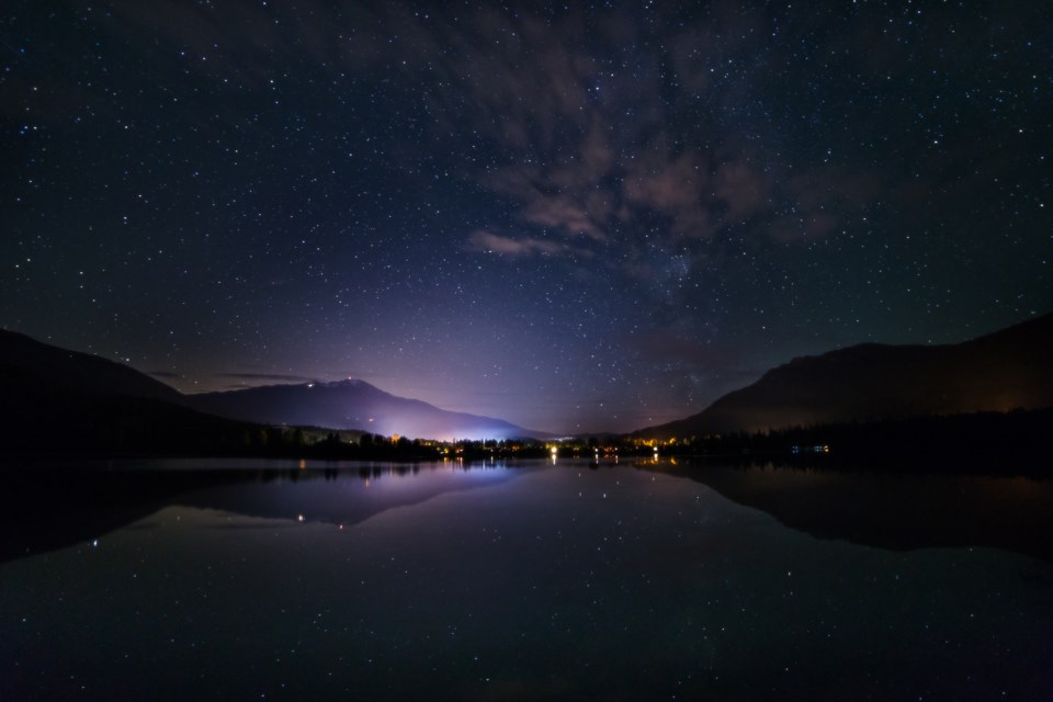 starry night sky in Whistler BC