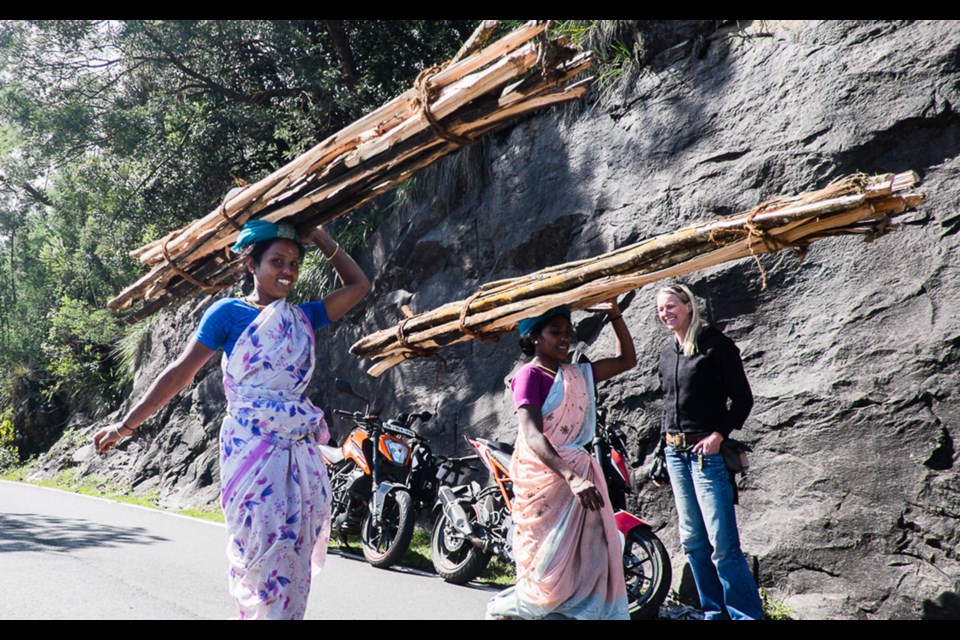 Carrying Wood, near Kodaikanal, Tamil Nadu, India