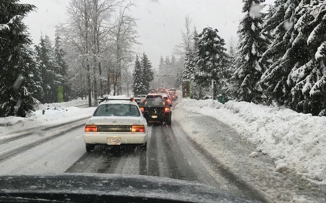 Whistler Winter Road Conditions FILE PHOTO
