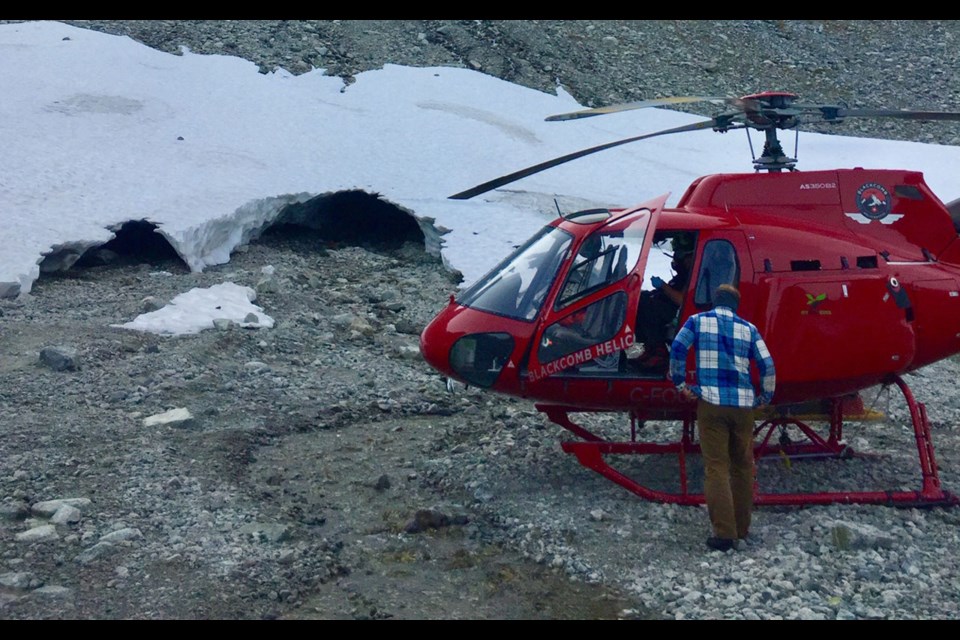 Whistler Search and Rescue extricated an injured hiker near Iceberg Lake on Sept. 30. Photo courtesy of Brad Sills