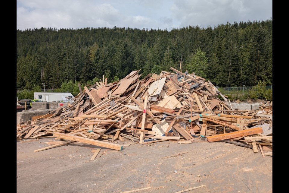 The RMOW will pilot a new reclaimed wood program at Whistler Transfer Station