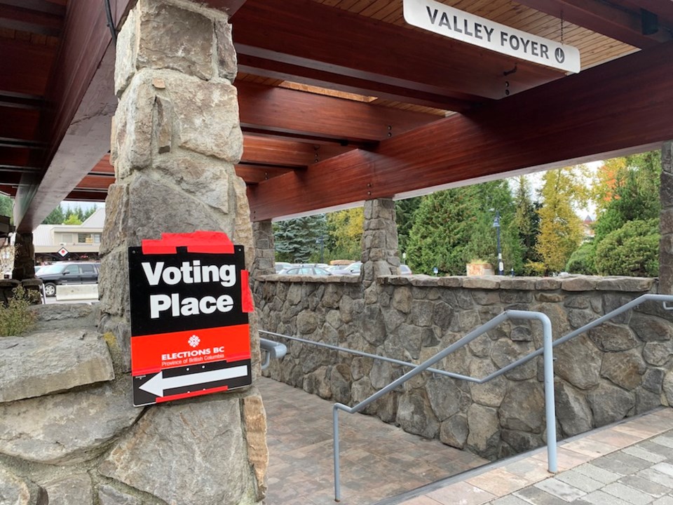 bc voting place whistler conference centre polls bc election by megan lalonde