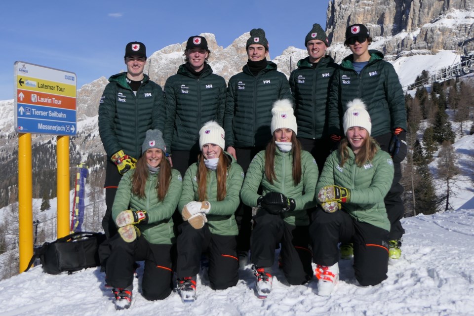 Athletes selected to represent Canada at the FIS Alpine Junior World Ski Championship Jan. 17 to 26 in St. Anton, Austria.